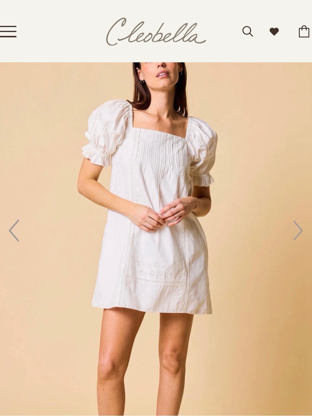 Cleobella Nistren Mini Dress - NWT